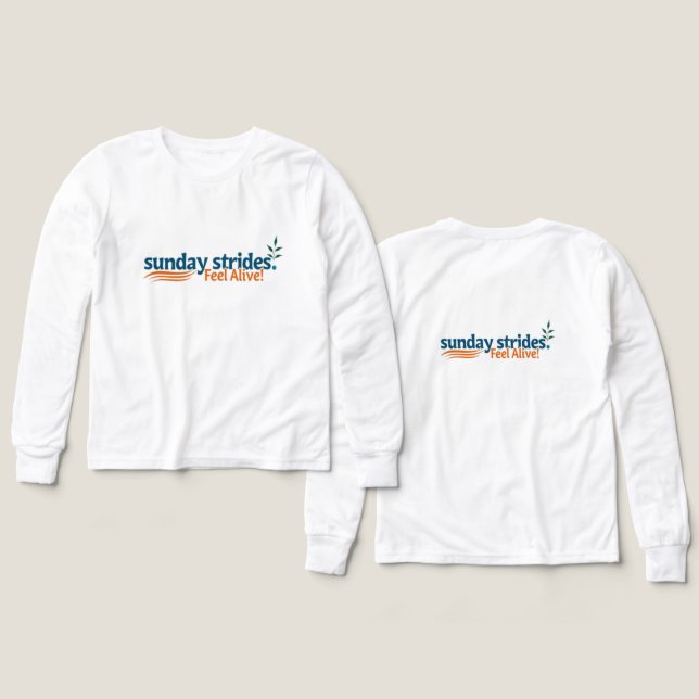 Dimanche Strides Se Sentent Vivants - Energionnant (Motif Recto et Verso)