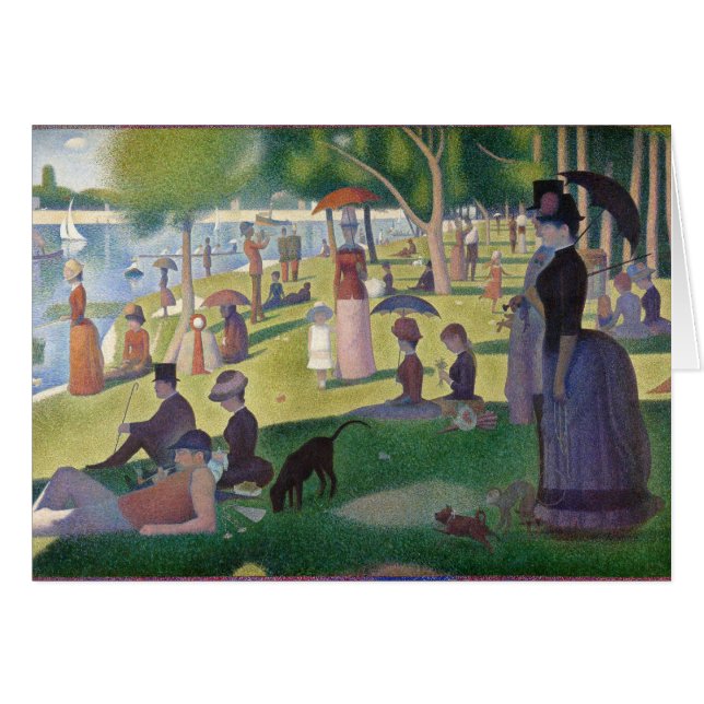 Dimanche sur La Grande Jatte Seurat Peinture (Devant horizontal)