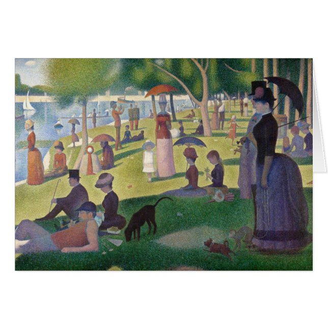 Dimanche sur La Grande Jatte Seurat Peinture (Devant horizontal)
