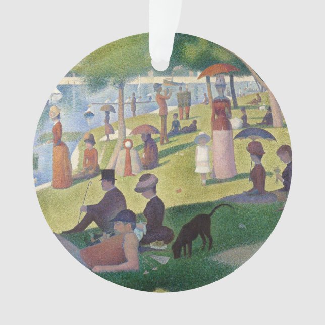Dimanche sur La Grande Jatte Seurat Peinture (devant)