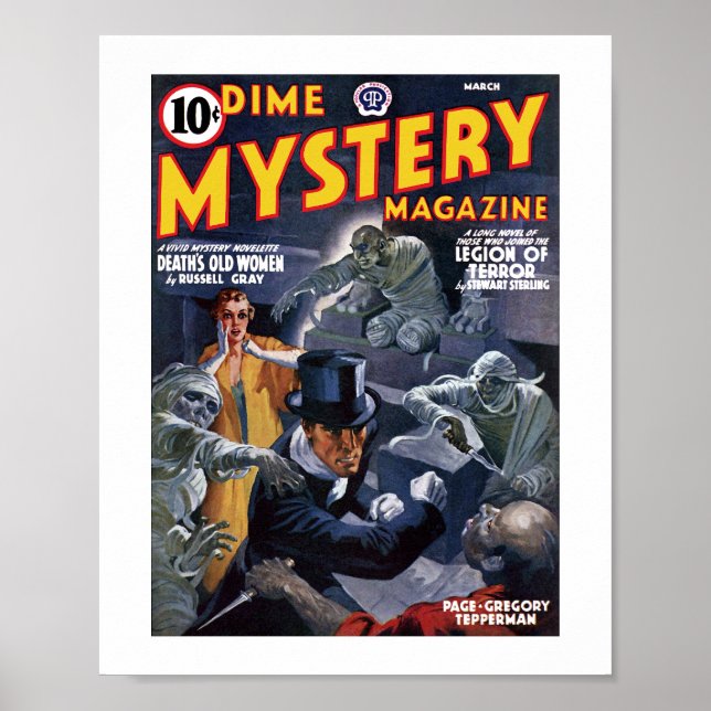 Dime Mystery Magazine (März 1941) Poster (Vorne)