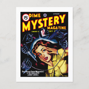 Dime Mystery Magazine (Sep, 1946) Postkarte