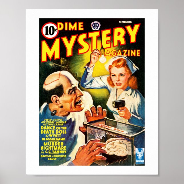 Dime Mystery Magazine (September 1942) Poster (Vorne)