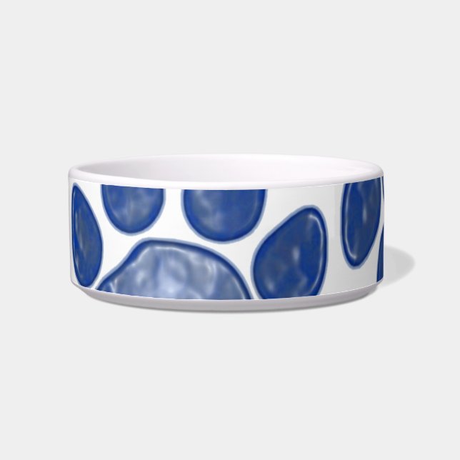 Dimensional Blue Pet Bowl Napf (Links)
