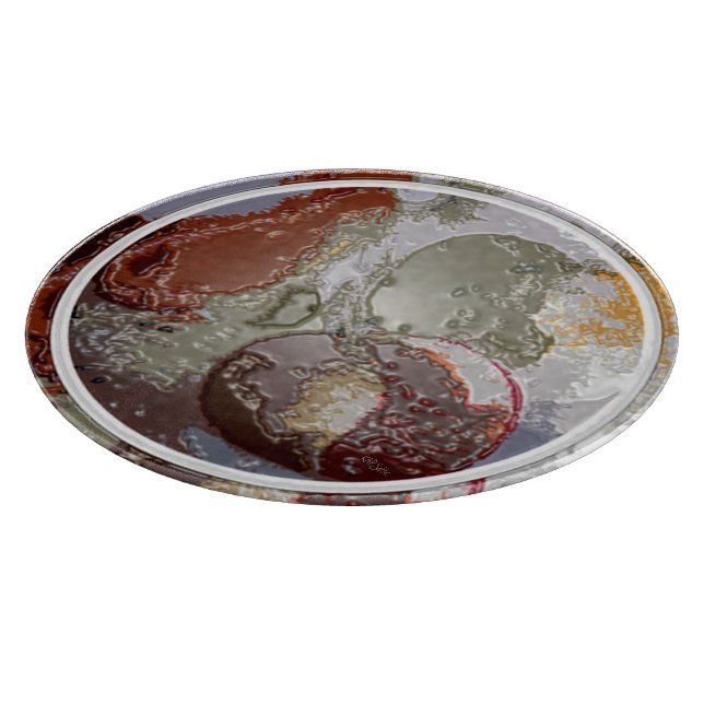 Dimensional Fruit Motif Schneidebrett (Ecke)