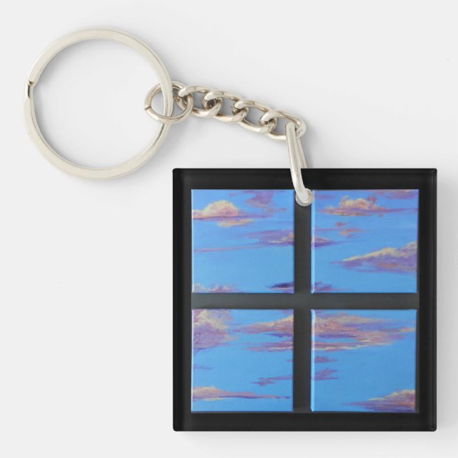 Dimensional Sky Art Schlüsselanhänger (Vorderseite)