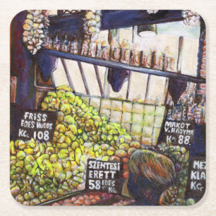 Dimensionen der Neugier Rechteckiger Pappuntersetzer