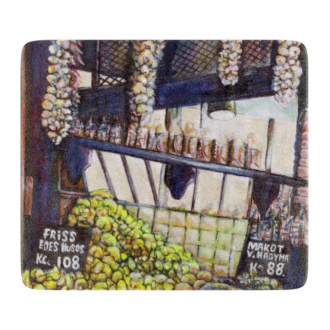 Dimensionen der Neugier Schneidebrett (Vorderseite)