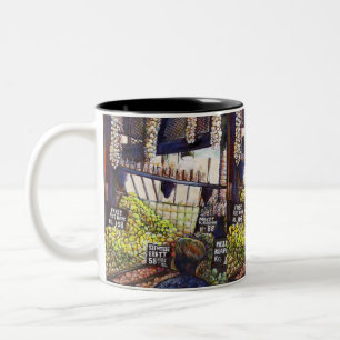 Dimensionen der Neugier Zweifarbige Tasse