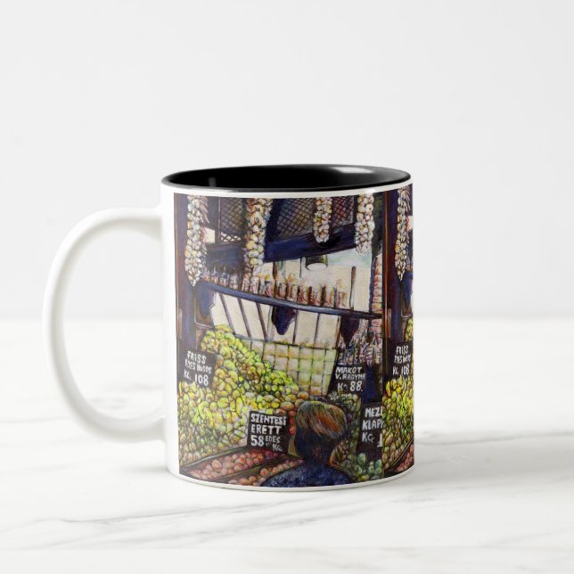 Dimensionen der Neugier Zweifarbige Tasse (Links)