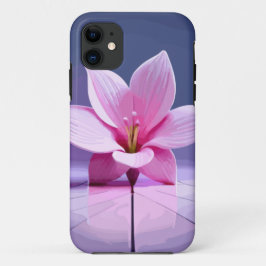 Dimensionen Gladioli: Rosa und Lila Meisterwerk Case-Mate iPhone Hülle
