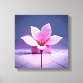 Dimensionen Gladioli: Rosa und Lila Meisterwerk Leinwanddruck