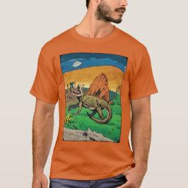 Dimetrodon Synapsid Zeitreise T-Shirt Herren