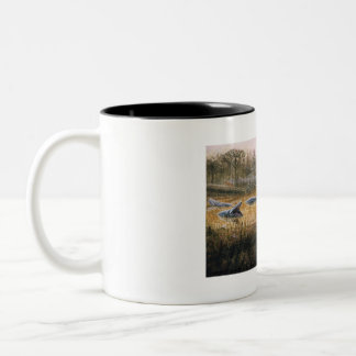 Dimetrodon und Eryops Zweifarbige Tasse