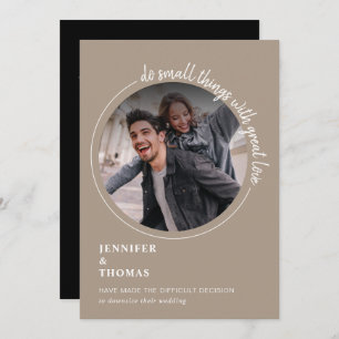 Diminution du sable du Faire-part micro-Mariage