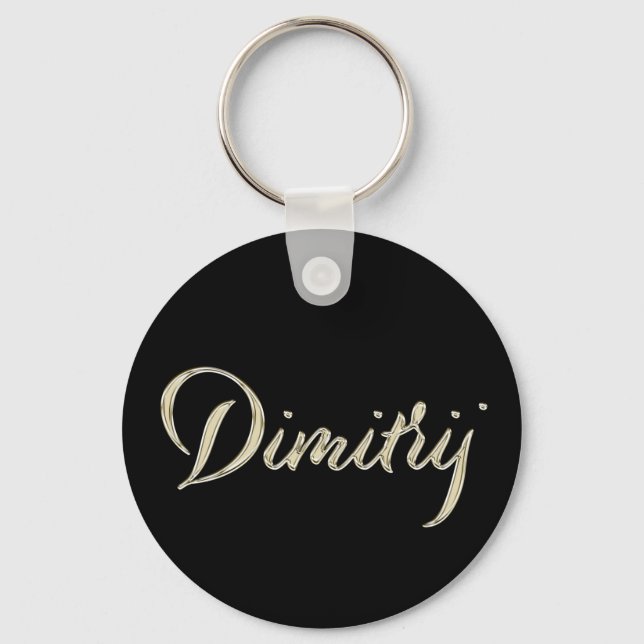 Dimitrij Whitegold Button Porte-clés (Recto)