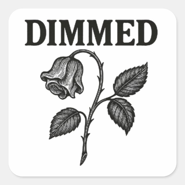 Dimmed Sticker (Vorderseite)