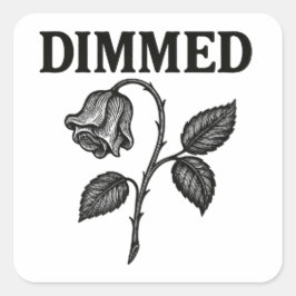Dimmed Sticker