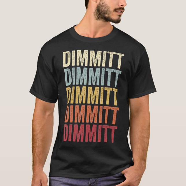 Dimmitt Texas Dimmitt TX T-Shirt (Vorderseite)