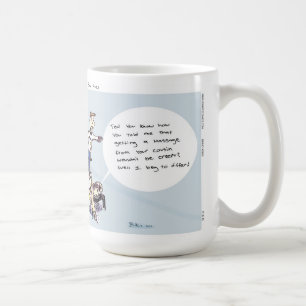 Dimwitz Comicenunicycle-Massage-Kaffee-Tasse Kaffeetasse