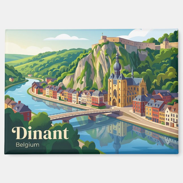 Dinant Belgien Magnet (Vorderseite)