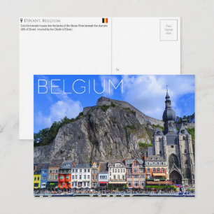 Dinant, Belgien Reise-Postkarte Postkarte