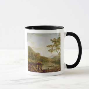 Dinas-Kleie von Llangollen, 1770-71 (Öl auf Tasse