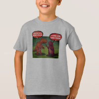 dinasaurs t-rex vous aiment ce t-shirt très drôle