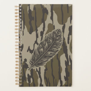 Dindon Plume Fonds Camo Forêt