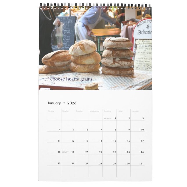 Dîner à notre calendrier de Chambre (Jan 2026)