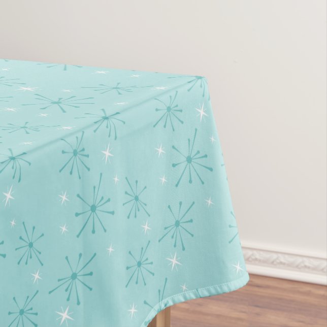 Diner Blue Star Birthday Tablecloth - Retro Tischdecke (Beispiel)