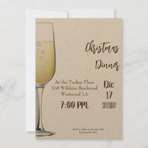 Dîner de Noël Invitation