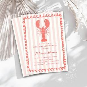 Dîner de répétition de homard nautique Invitation