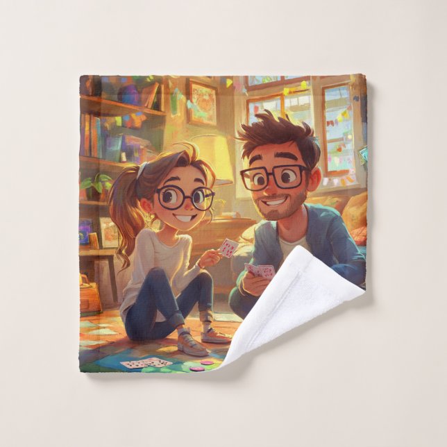 Dîner de répétition de mariage à l'élégance classi (Gant de toilette)