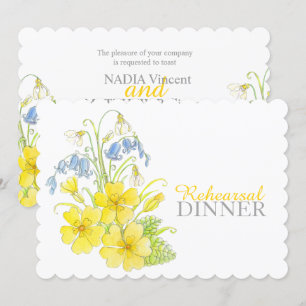 Dîner de répétition de printemps invitation