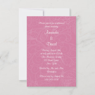 Dîner de répétition Filigree Butterfly Invitation