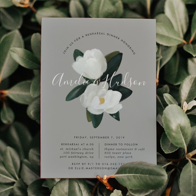 Dîner de répétition Grandiflora Invitation (Créateur téléchargé)