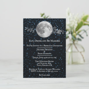 Dîner de répétition Mariage lunaire Invitation