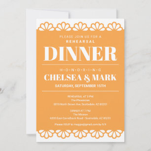 Dîner de répétition Papel Picado Invitation