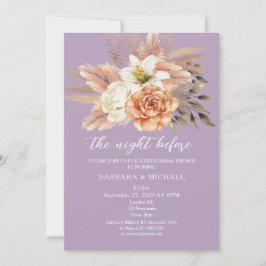 Dîner de répétition rustique Invitation