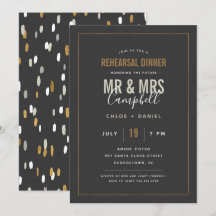 Dîner de répétition Shimmer Invitation