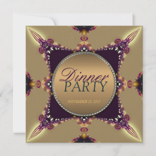Dîner de rêve factice Invitation