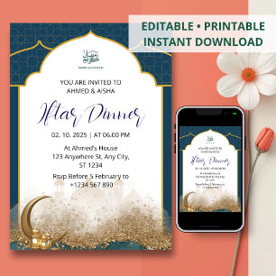 Dîner Iftar invitation ramadan navvy mosquée