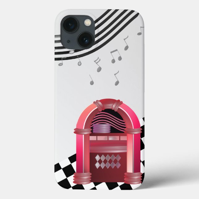 Diner Jukebox Case-Mate iPhone Hülle (Rückseite)