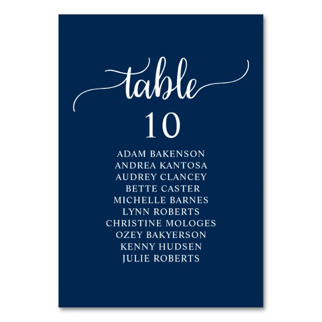 Dîner mariage, Carte des sièges des invités bleu m (Par défaut)