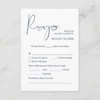 Dîner Mariage moderne Invitations RSVP Cartes join