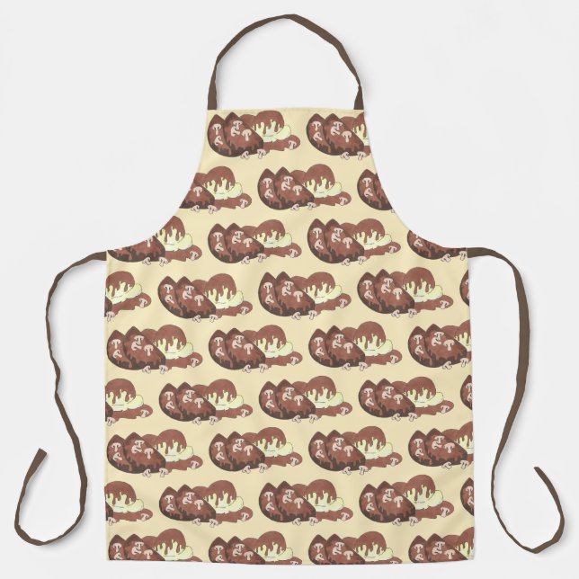 Diner Meatloaf Meat Loaf Mashed Kartoffeln Gravy Schürze (Vorderseite)