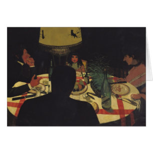 Dîner par la lumière artificielle, 1899