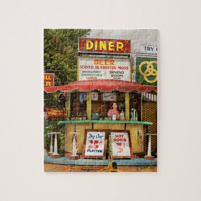 Diner - Probieren Sie unsere 25 Cent Platte 1940 (Vertikal)