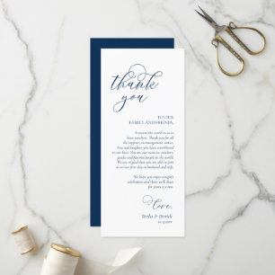 Dîner Romantique Cadre Carte de remerciements